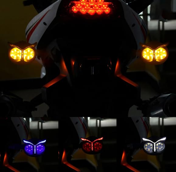 Owl Indicator Universal Multicolour Suitable  For All Bikes