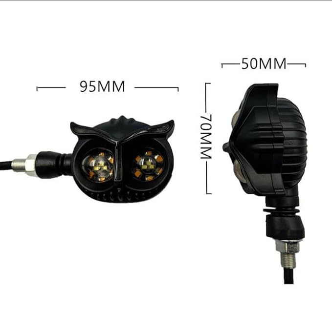 Owl Indicator Universal Multicolour Suitable  For All Bikes