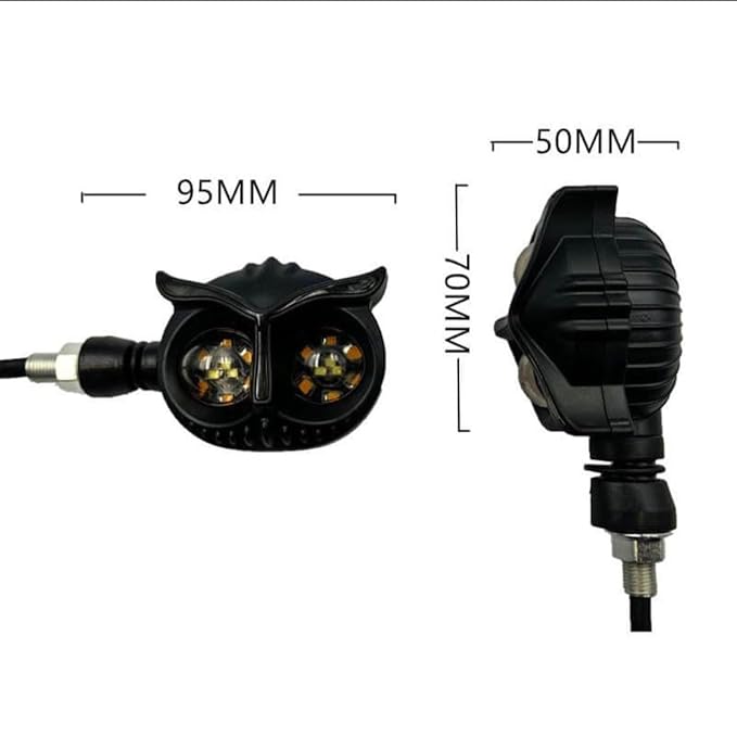 Owl Indicator with 3 Colour LED light and Universal indicator for all bike models